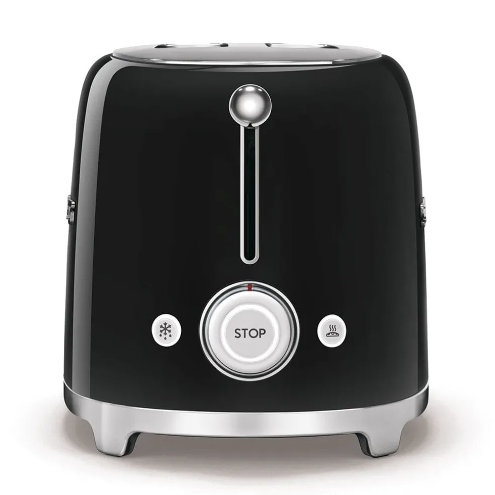 Smeg - Broodroosters | Zwart | Jaren 50 | Toaster 2x4