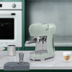 Smeg - Espressomachine | Zwart | Jaren 50 | Handmatige espressomachine
