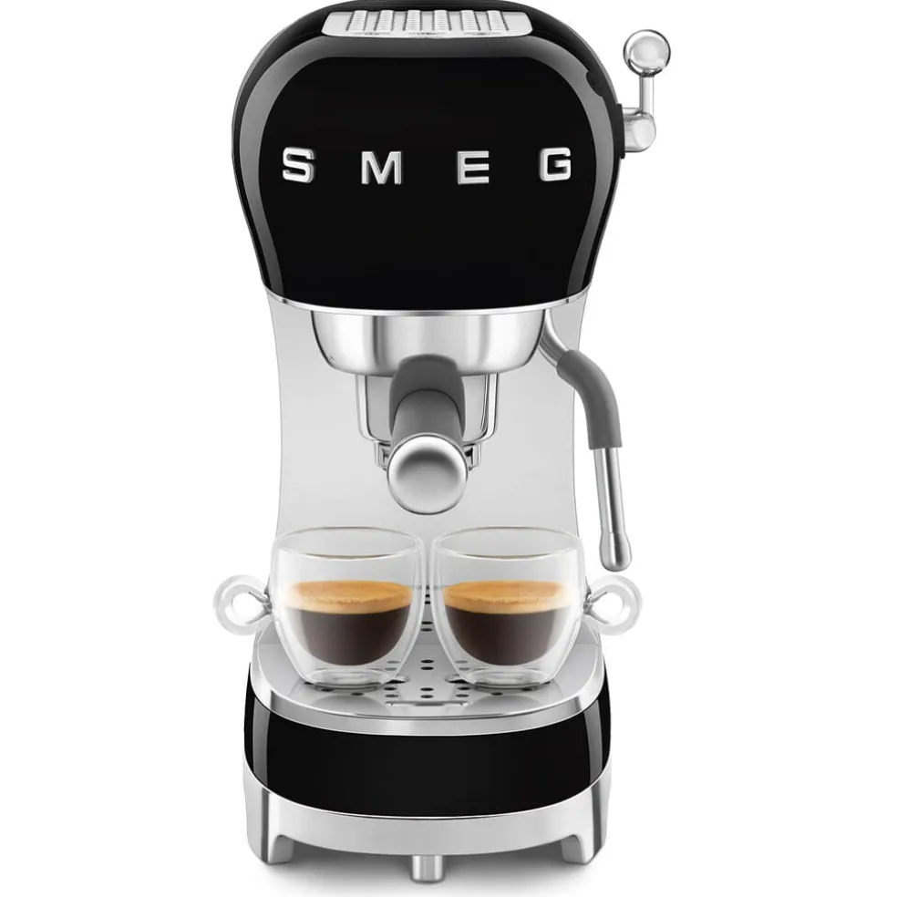 Smeg - Espressomachine | Zwart | Jaren 50 | Handmatige espressomachine