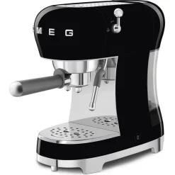 Smeg - Espressomachine | Zwart | Jaren 50 | Handmatige espressomachine