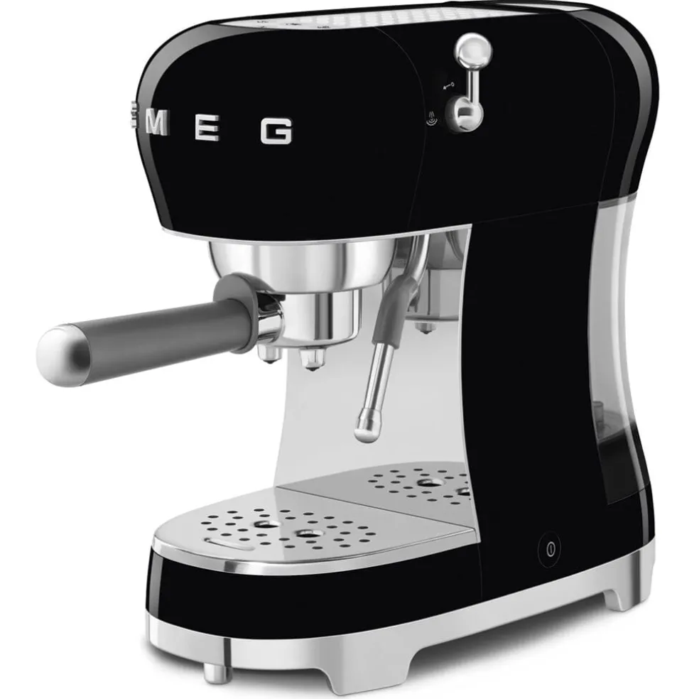 Smeg - Espressomachine | Zwart | Jaren 50 | Handmatige espressomachine