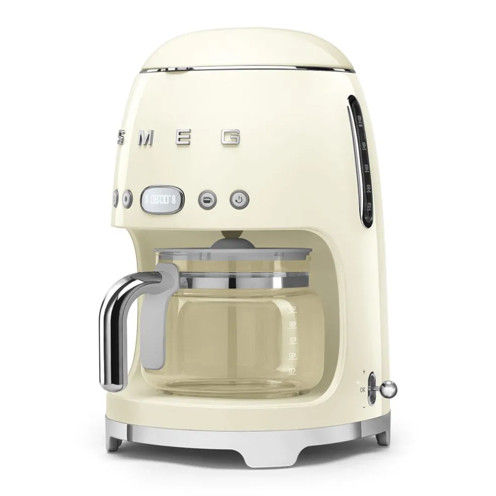 Smeg - Filterkoffiemachine | Crème | Jaren 50 | Filterkoffiemachine