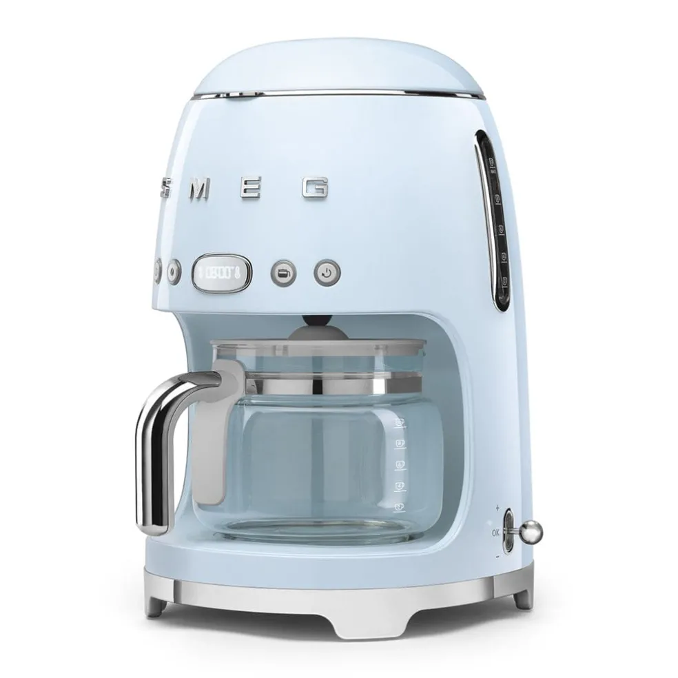Smeg - Filterkoffiemachine | Pastelblauw | Jaren 50 | Filterkoffiemachine
