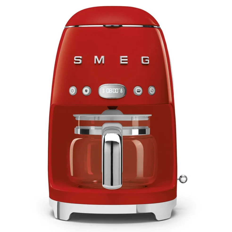 Smeg - Filterkoffiemachine | Rood | Jaren 50 | Filterkoffiemachine