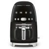 Smeg - Filterkoffiemachine | Zwart | Jaren 50 | Filterkoffiemachine