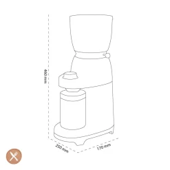 Smeg - Koffiemaler | Zwart | Jaren 50 | Koffiemolen