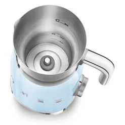 Smeg - Melkopschuimer | Pastelblauw | Jaren 50 | Inductie melkopschuimer