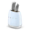SMEG - Messenblok met 6 messen Pastelblauw