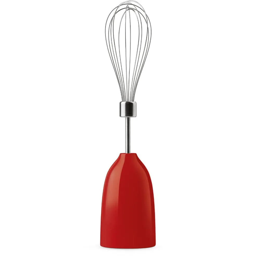 Smeg - Staafmixer | Rood | Jaren 50 | Staafmixer met accessoires