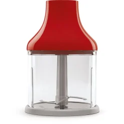 Smeg - Staafmixer | Rood | Jaren 50 | Staafmixer met accessoires