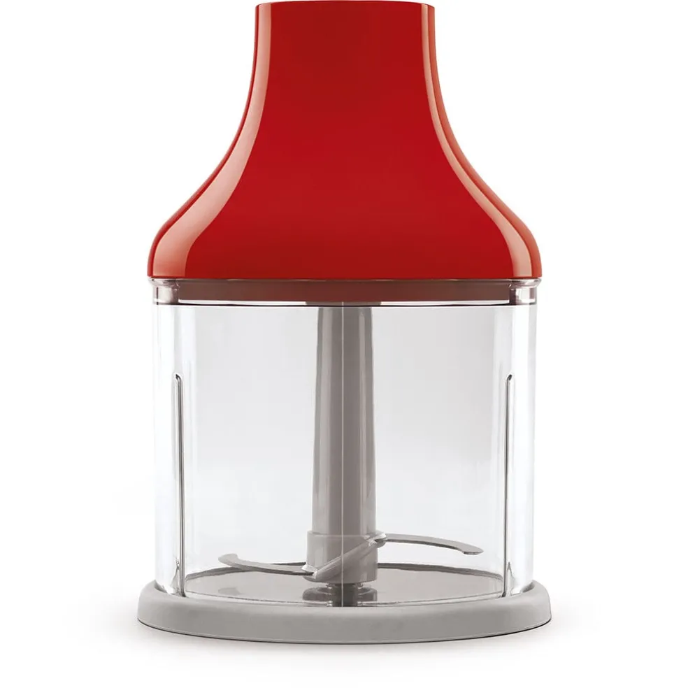 Smeg - Staafmixer | Rood | Jaren 50 | Staafmixer met accessoires