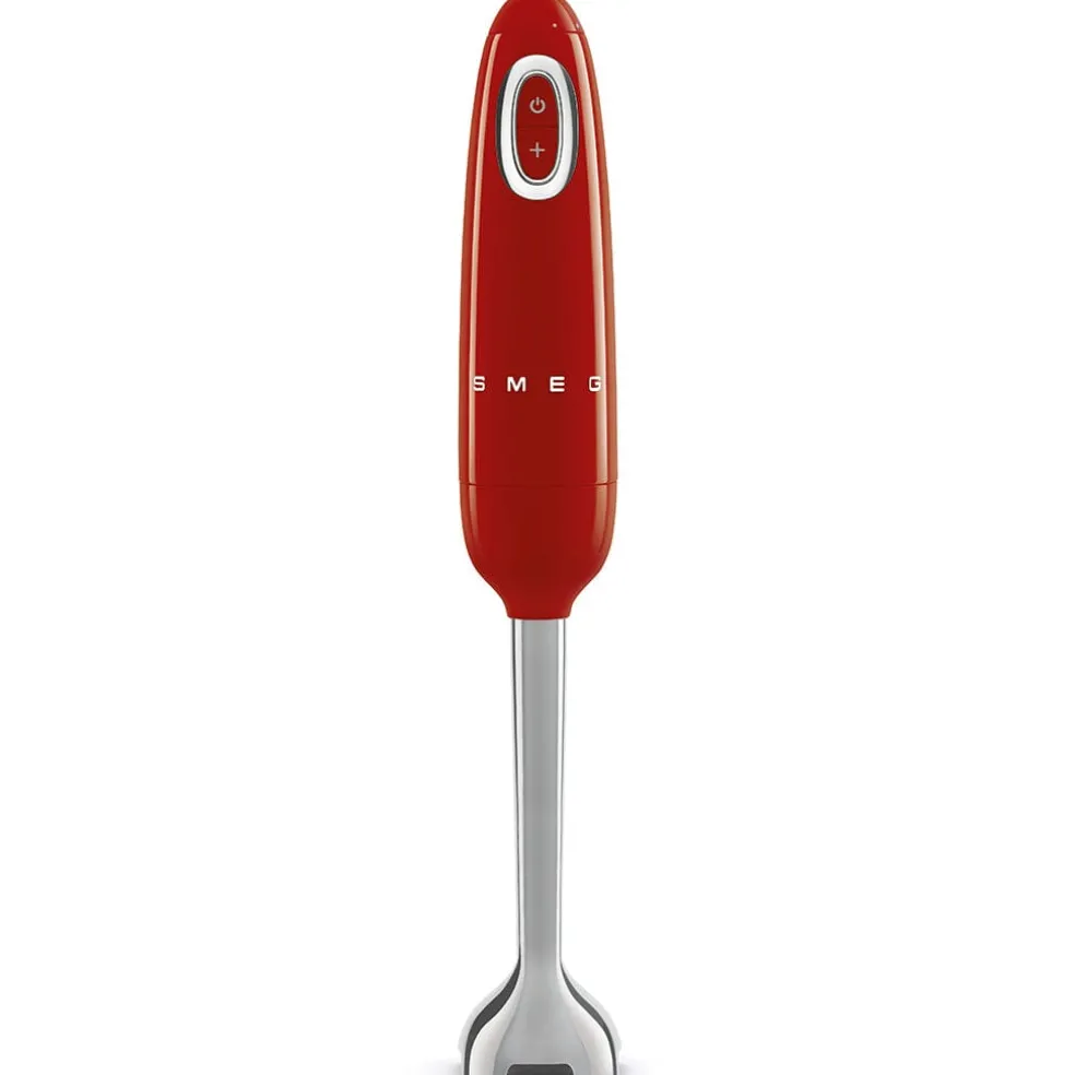 Smeg - Staafmixer | Rood | Jaren 50 | Staafmixer met accessoires