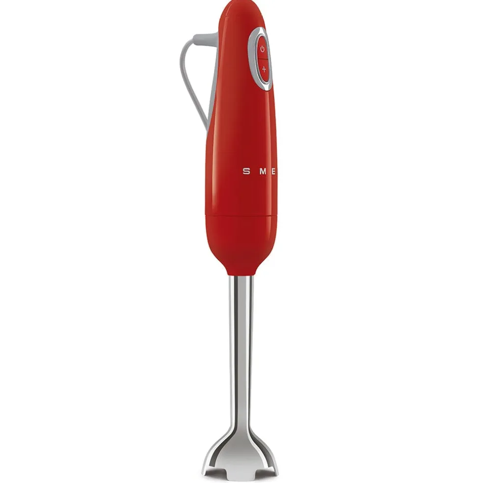 Smeg - Staafmixer | Rood | Jaren 50 | Staafmixer met accessoires +