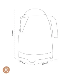 Smeg - Waterkoker | Zwart | Jaren 50 | Kettle Standard