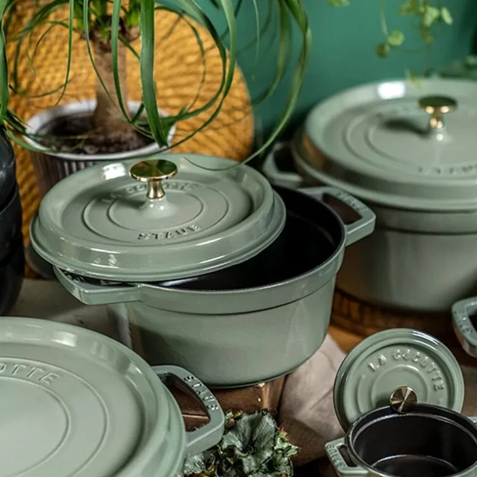 Staub - La Cocotte Braadpan 24 cm - Eucalyptus