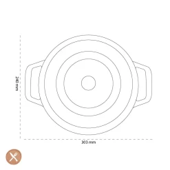 Staub - La Cocotte Braadpan 24 cm - Eucalyptus