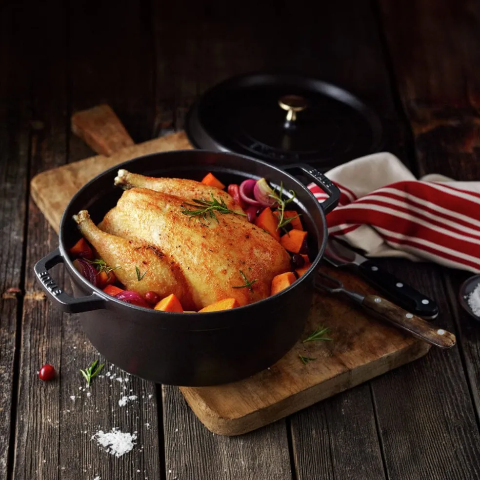 Staub - La Cocotte Braadpan 26 cm - Zwart