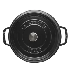 Staub - Lage Cocotte 26 cm Zwart