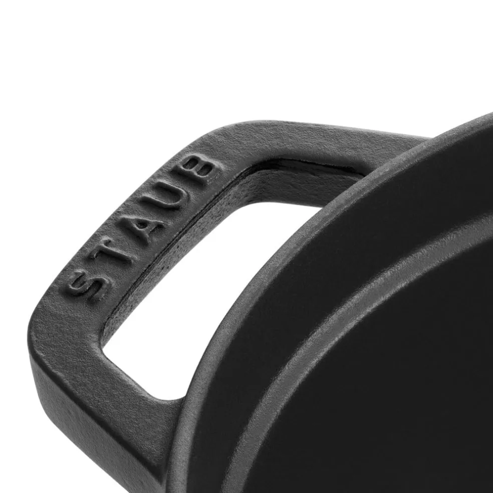 Staub - Lage Cocotte 28 cm Zwart