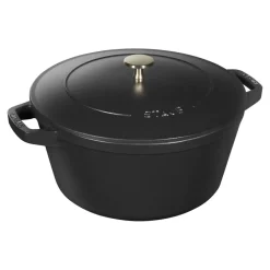 Staub - Stackable 2-delige Pannenset 24 cm - Zwart