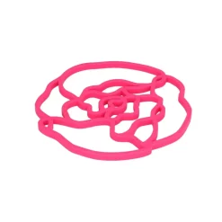 Tools2Cook - Siliconen Onderzetter Peony Dark Pink
