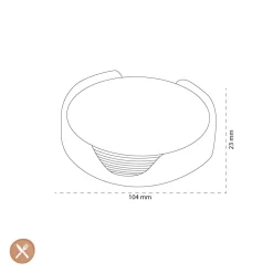 Tools2Cook - Siliconen Onderzetterset (7 stuks) Black Pepper