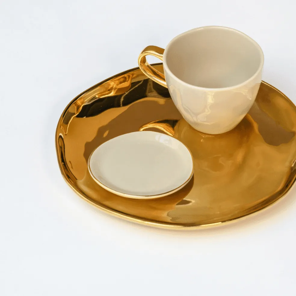 Urban Nature Culture - Good Morning - Ontbijtbord - Gold - Ø21.5 cm