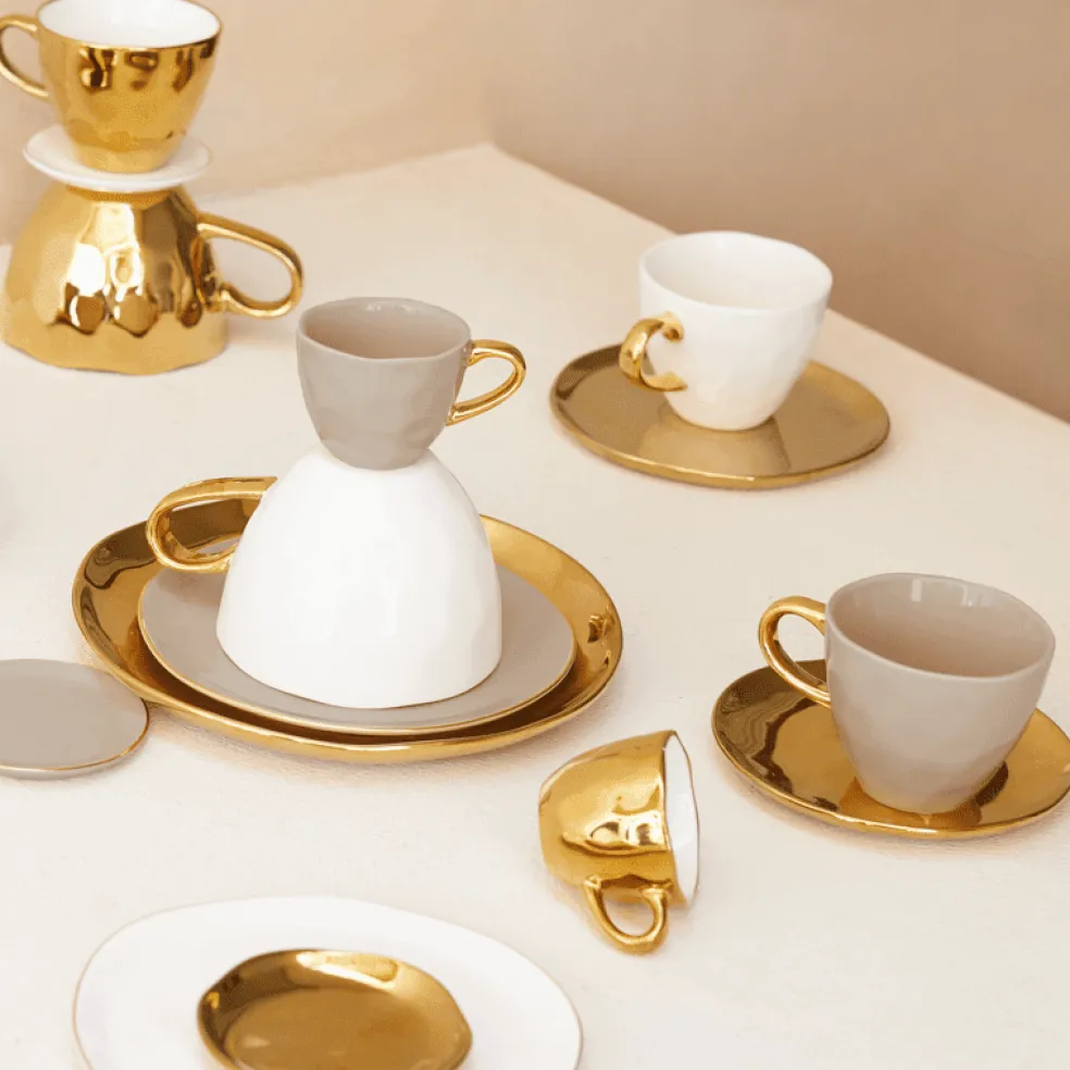 Urban Nature Culture - Good Morning - Ontbijtbord - Gold - Ø21.5 cm