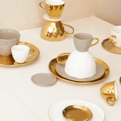 Urban Nature Culture - Good Morning - Cappuccino Mok - Gold