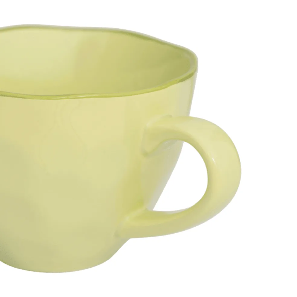 Urban Nature Culture - Good Morning - Cappuccino Kop - Sculpted - Pale Green