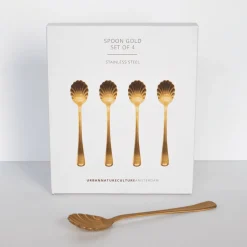Urban Nature Culture - Lepels Goud - Set Van 4