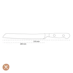 Wusthof - Classic Broodmes Met Golfsnede 20 cm