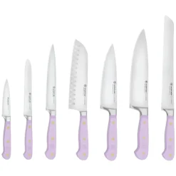 Wusthof - Classic Colour 7-delige messenset met blok Purple Yam