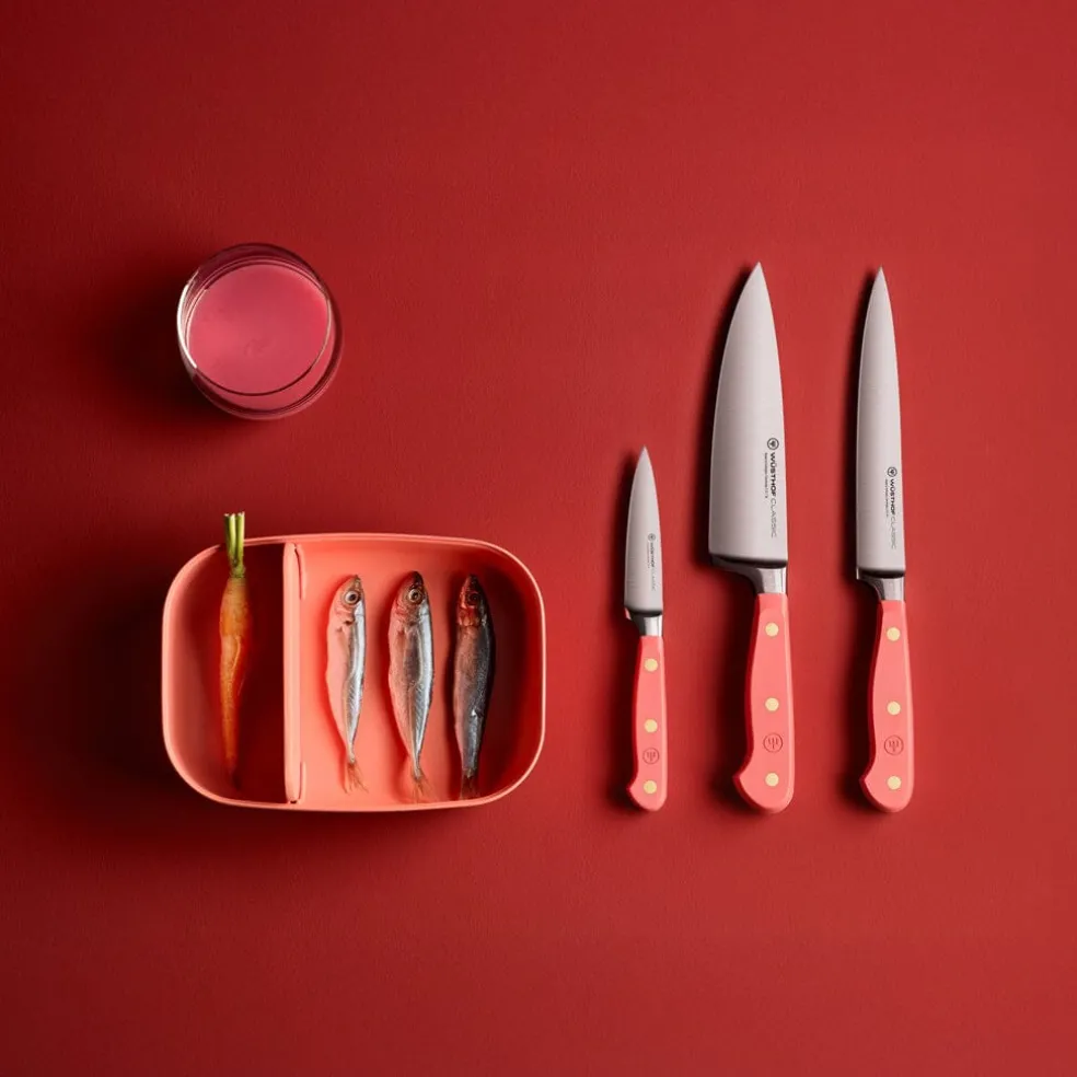 Wusthof - Classic Coral Peach Messenblok Met 7 Messen