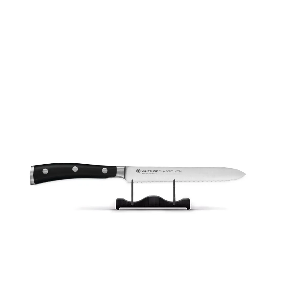 Wusthof - Classic Ikon Worstmes met golfsnede 14 cm