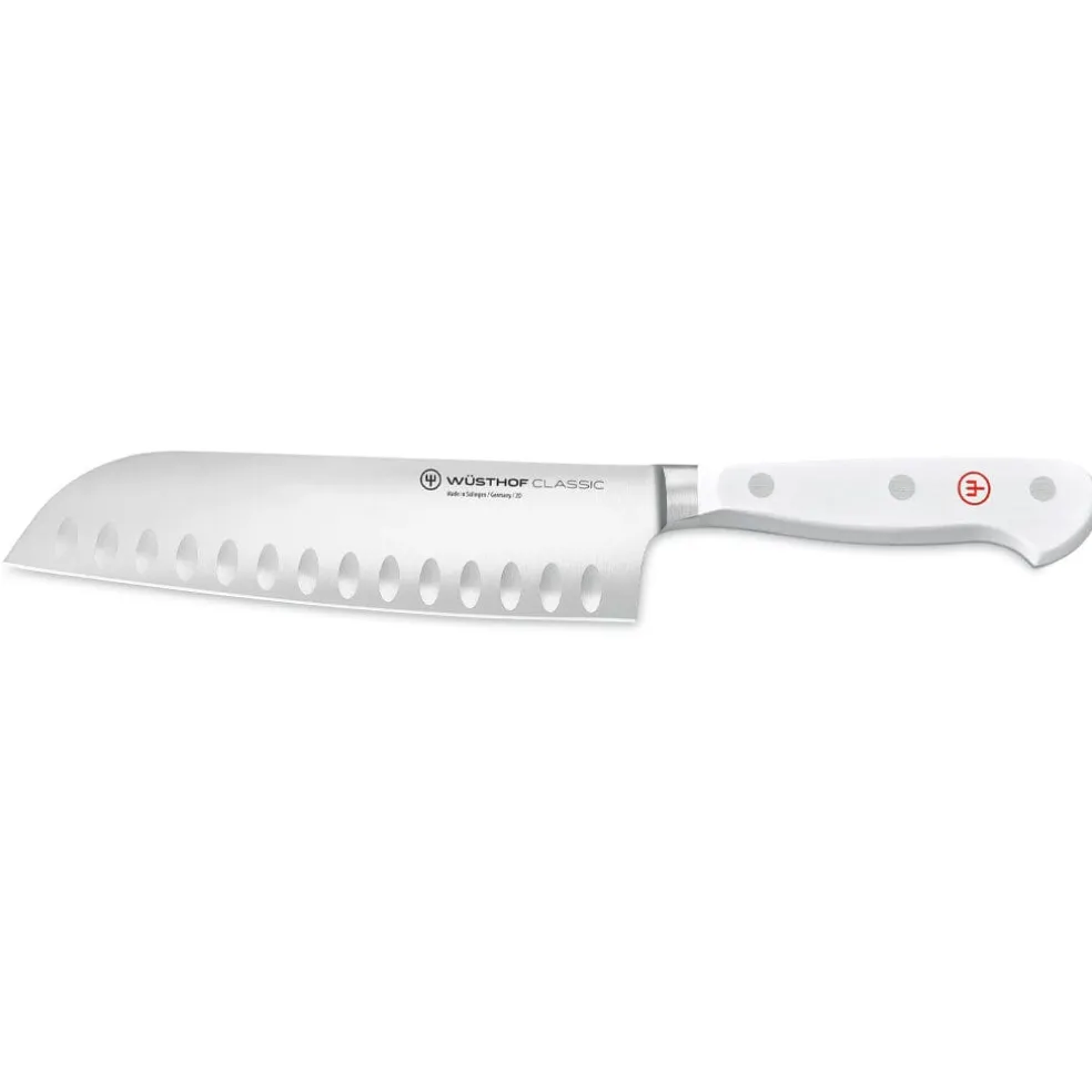 Wusthof - Classic Messenset 6-delig met Santoku Wit met blok