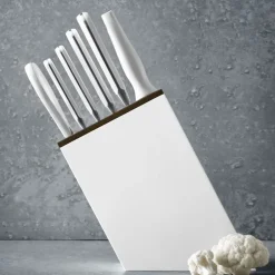 Wusthof - Classic Messenset 6-delig met Santoku Wit met blok
