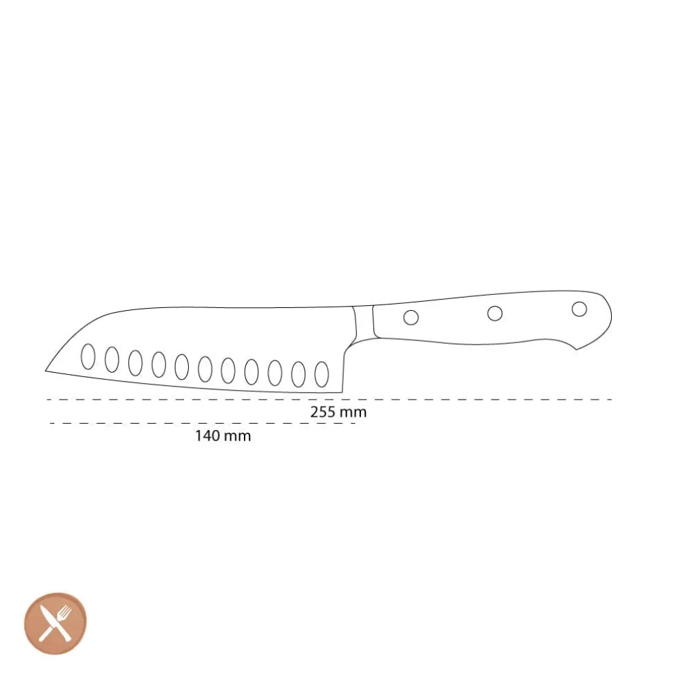 Wusthof - Classic Santoku mes met kuiltjes 14 cm