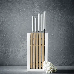 Wusthof - Classic White Messenset 6-delig met Broodmes Wit met blok