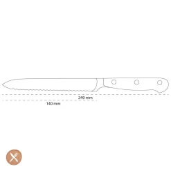 Wusthof - Classic Worstmes Met Golfsnede 14 cm