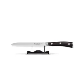 Wusthof - Ikon Tomatenmes met kartel 14 cm - Houten handvat