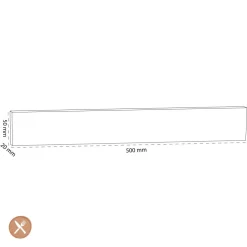 Wusthof - Magneetstrip Acacia 50 cm