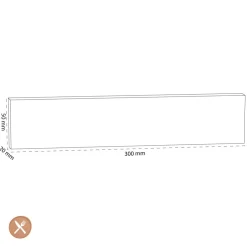 Wusthof - Magneetstrip Walnoot 30 cm