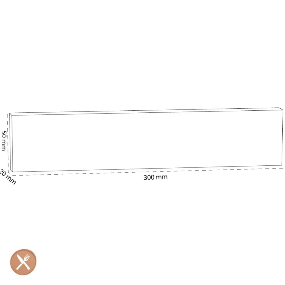 Wusthof - Magneetstrip Walnoot 30 cm