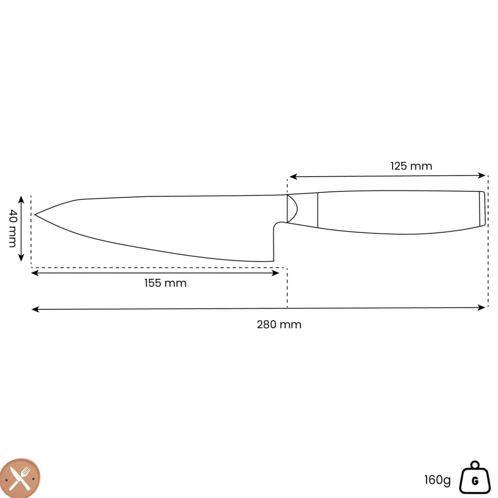 Yaxell - Ran Koksmes 15,5 cm