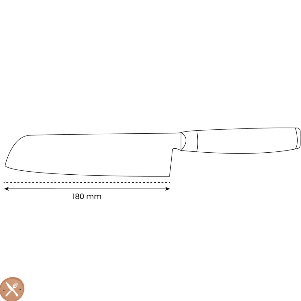 Yaxell - Ran Santoku 18 cm