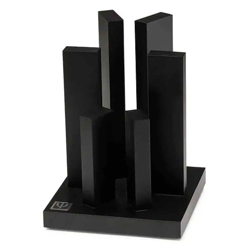 Yaxell - Tower Magnetisch Messenblok - Beukenhout Zwart