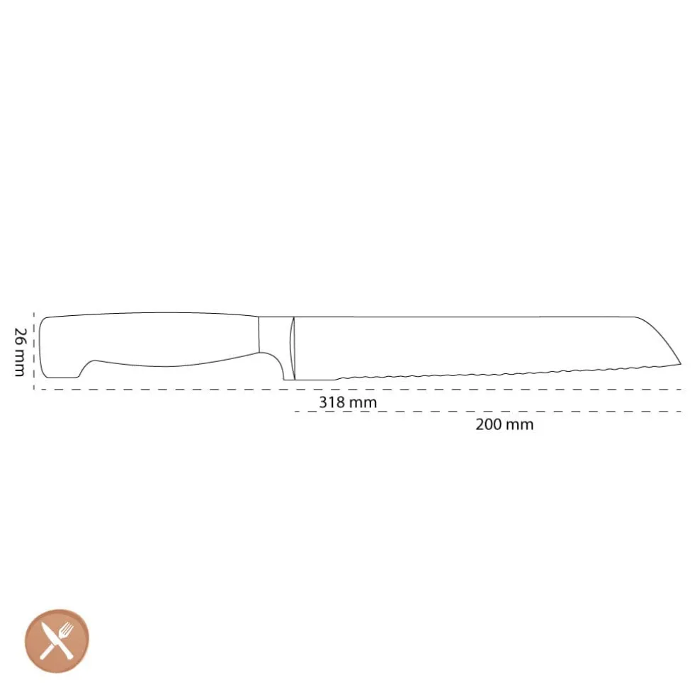 Zwilling - 4 Star Broodmes 200 mm
