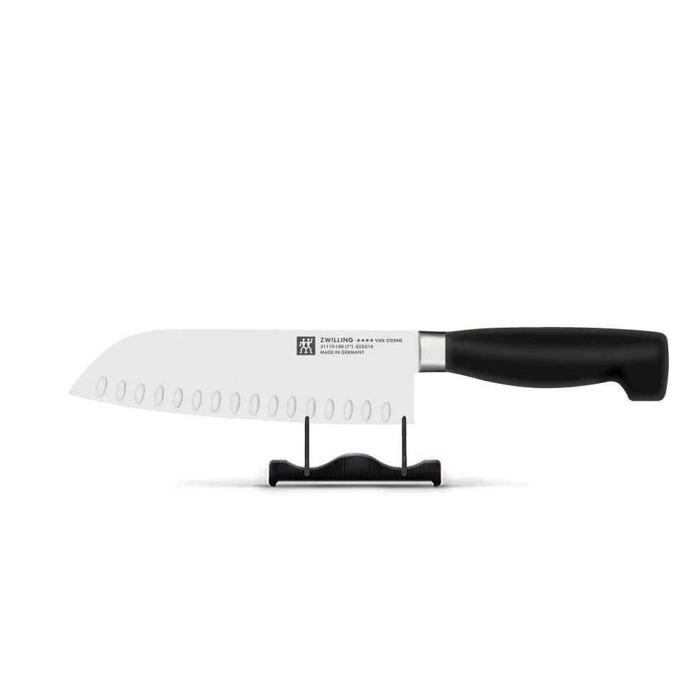 Zwilling - 4 Star Santoku-mes met kuiltjes 180 mm