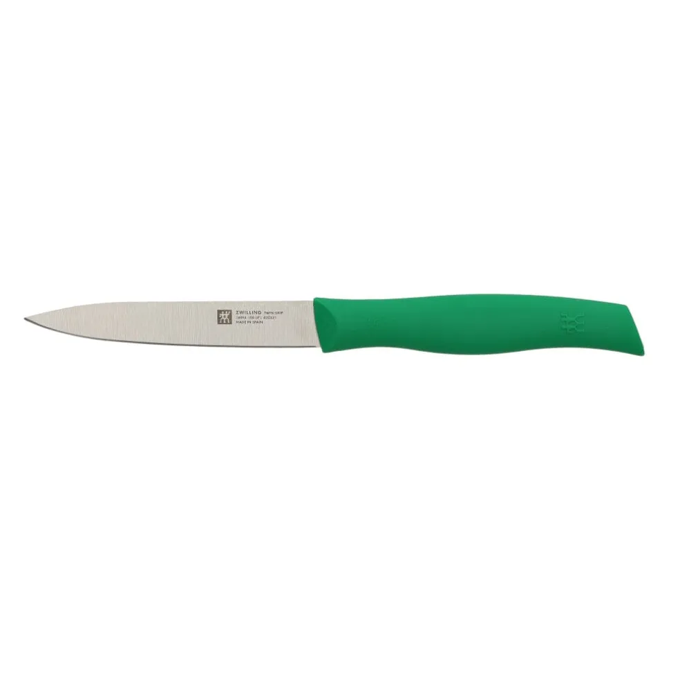 Zwilling - Twin Grip Schil- en garneermes 100 mm - groen
